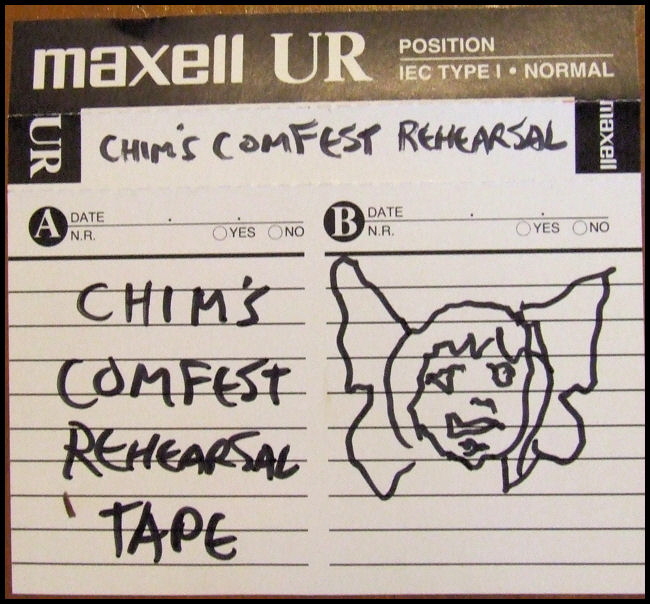 ComFest Rehearsal cassette label