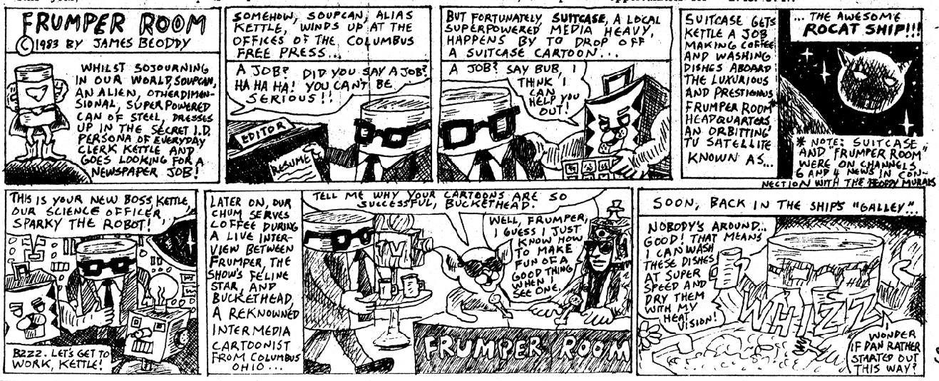 Frumper Room. Published by The Columbus Free Press Vol.13 #4 April 1983