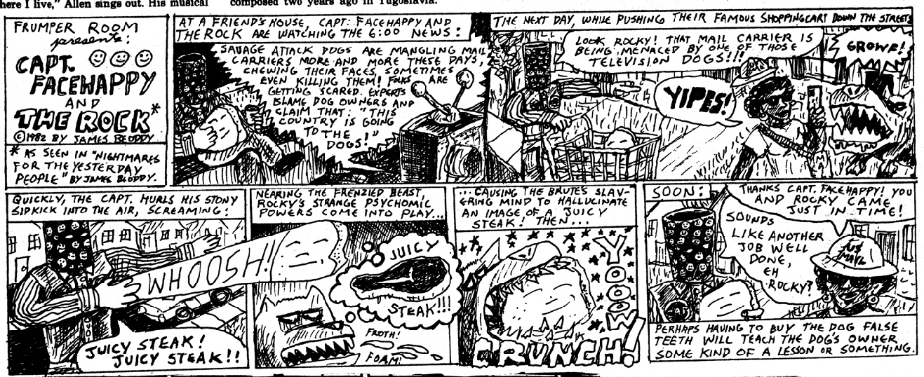 Frumper Room. Published in The Columbus Free Press Vol.12 #12 December 1982
