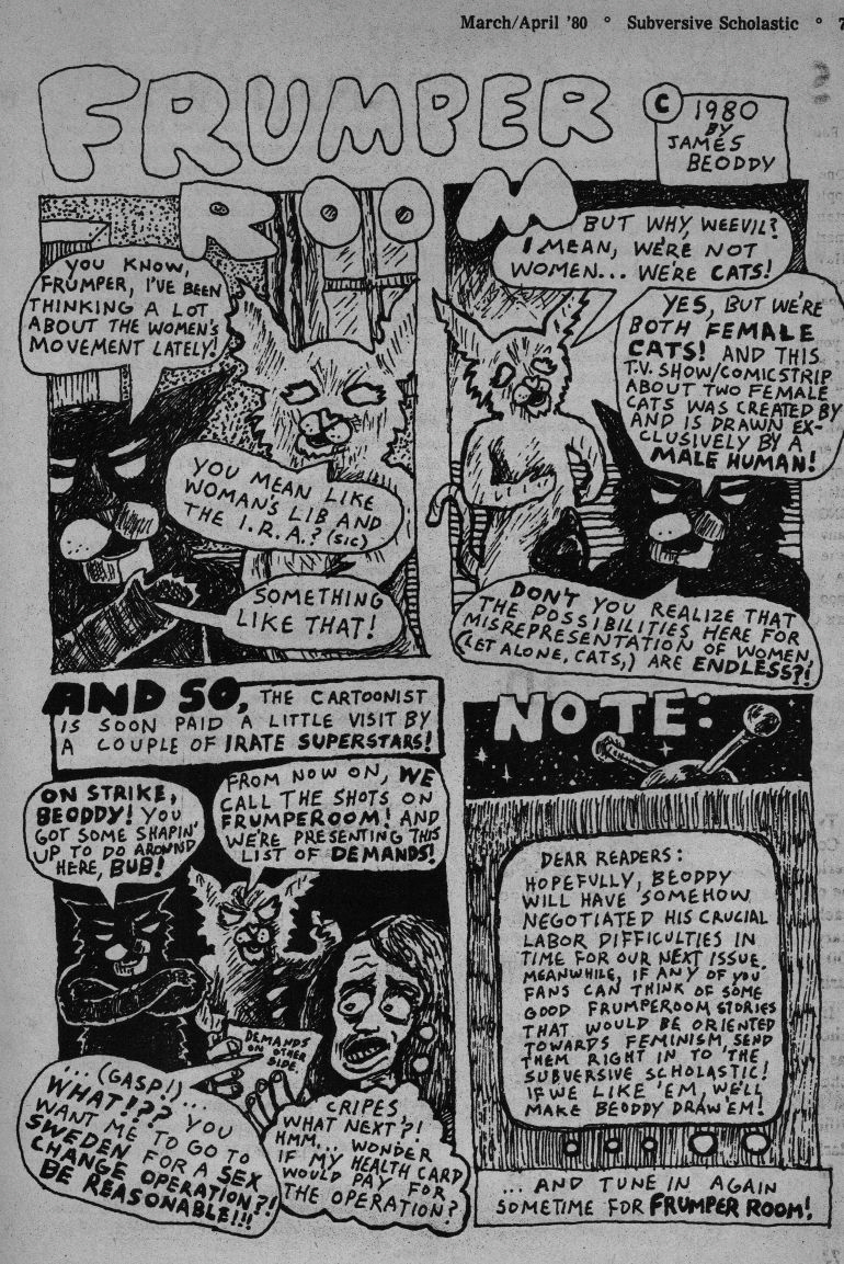 Subversive Scholastic March April 1980 - Frumper Room