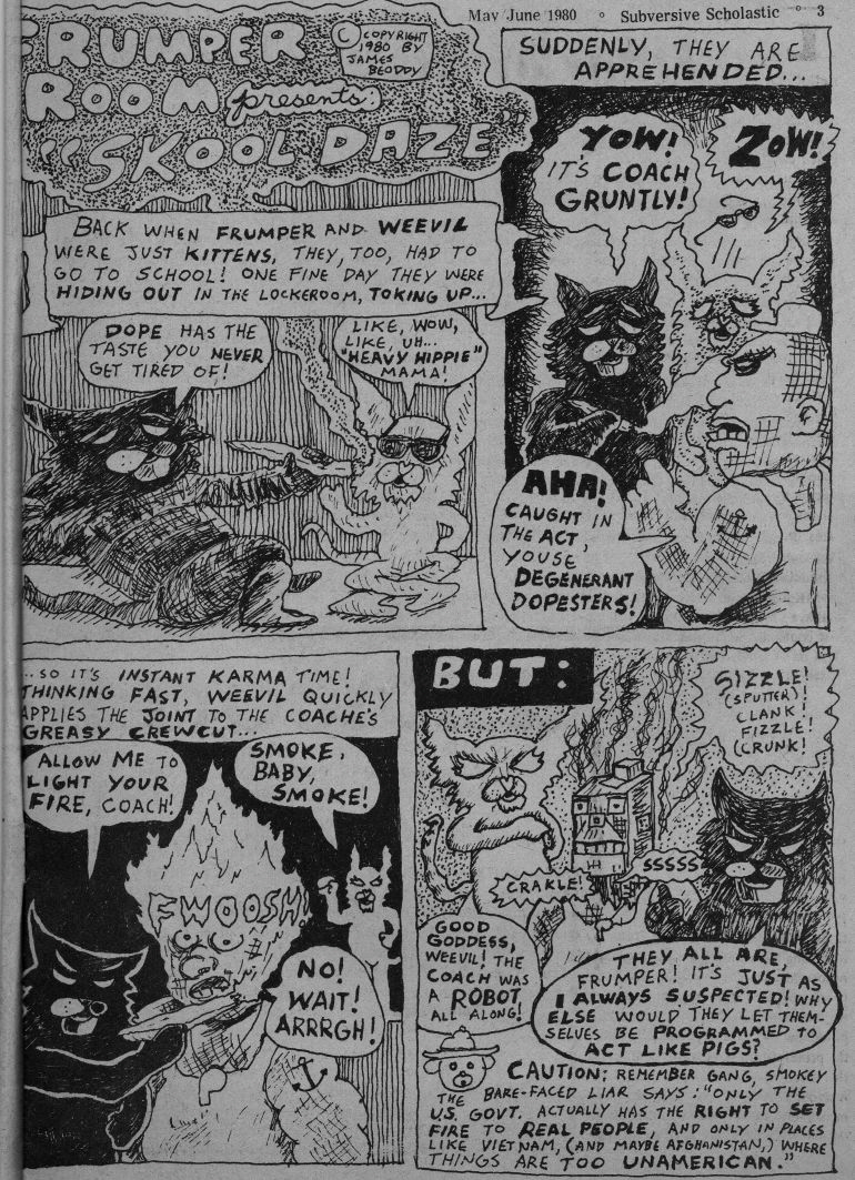 Subversive Scholastic May June 1980 - Skool Daze