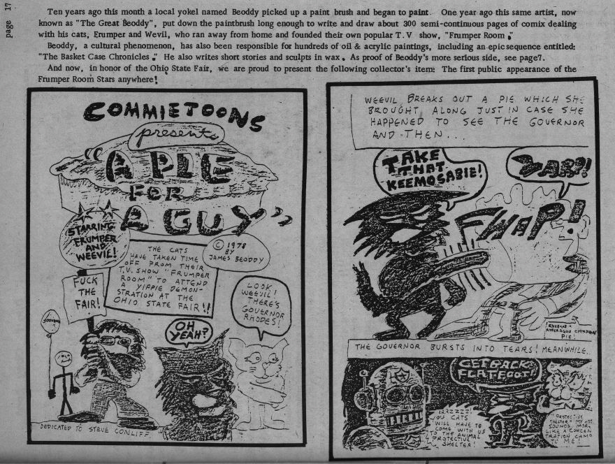 Subversive Scholastic September October 1979 - A Pie For A Guy Page 1