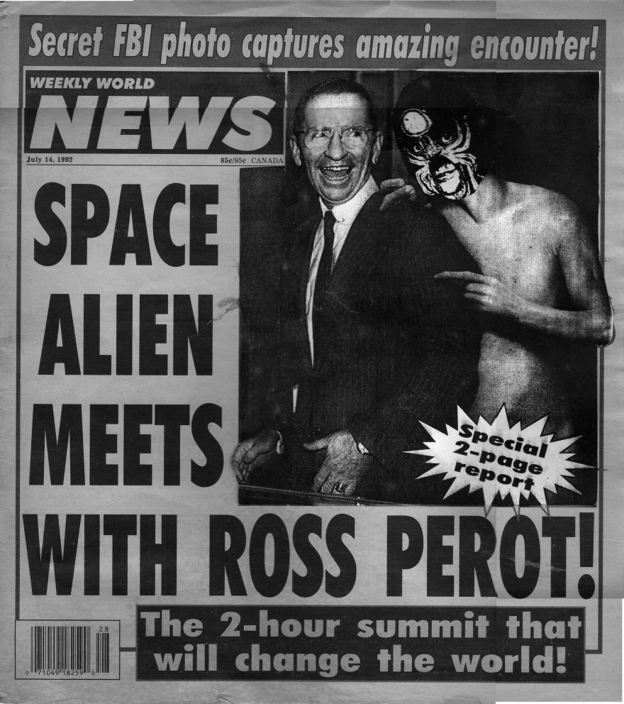 Weekly World News - Jyly 14, 1992 - Front Cover