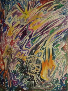 Thinned Acrylics Untitled 116