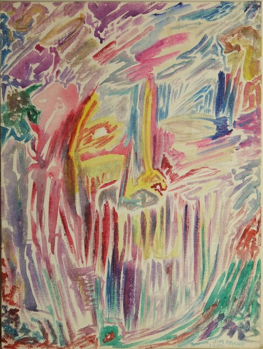 Thinned Acrylics Untitled 132