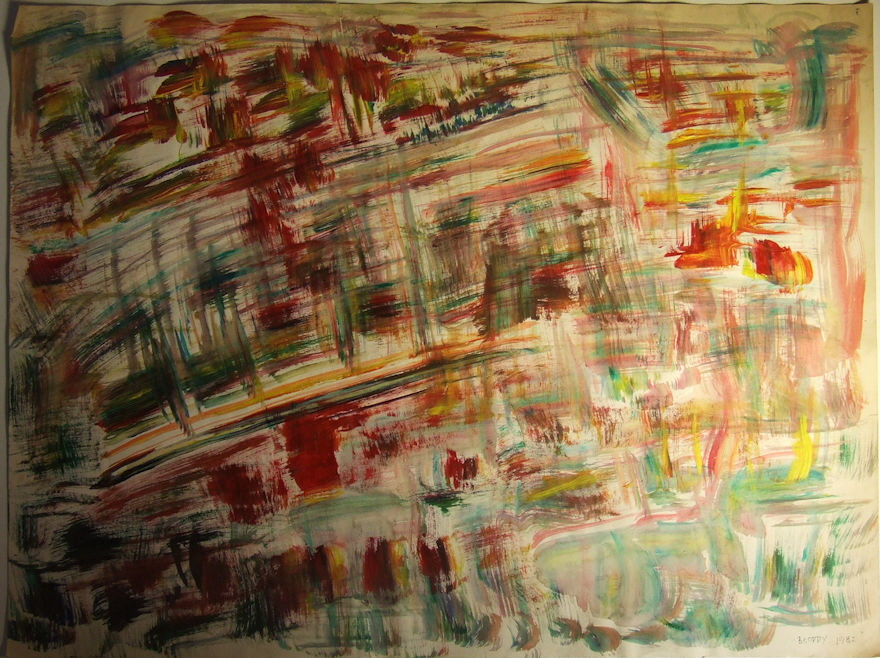 Thinned Acrylics Untitled 141