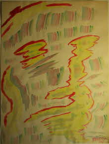Thinned Acrylics Untitled 153