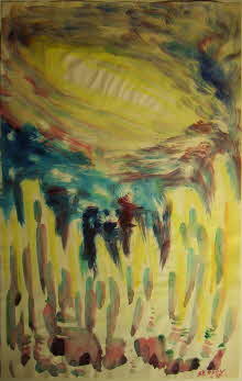 Thinned Acrylics Untitled 165