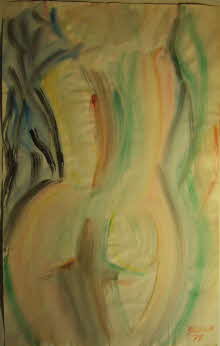 Thinned Acrylics Untitled 167